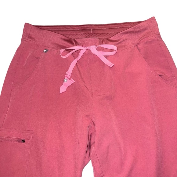 Figs Zamora Jogger Scrub Pants Quartz Medium Tall Breast Cancer Limited Edition - Picture 4 of 13